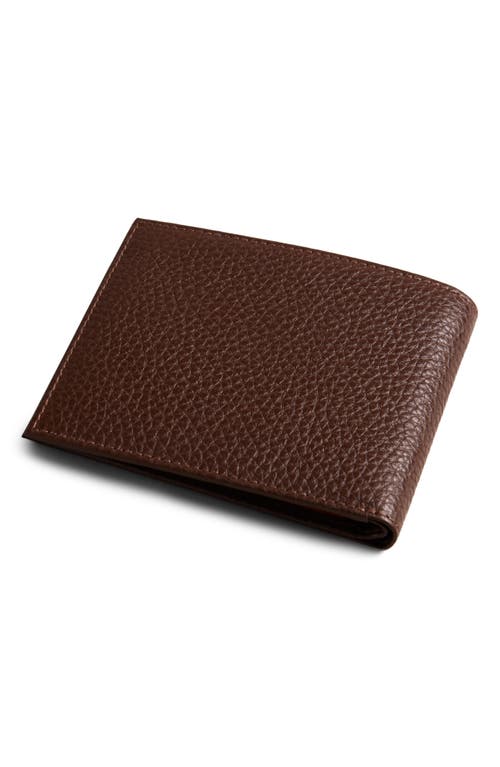 Shop Ted Baker London Colorblock Leather Bifold Wallet In Brown