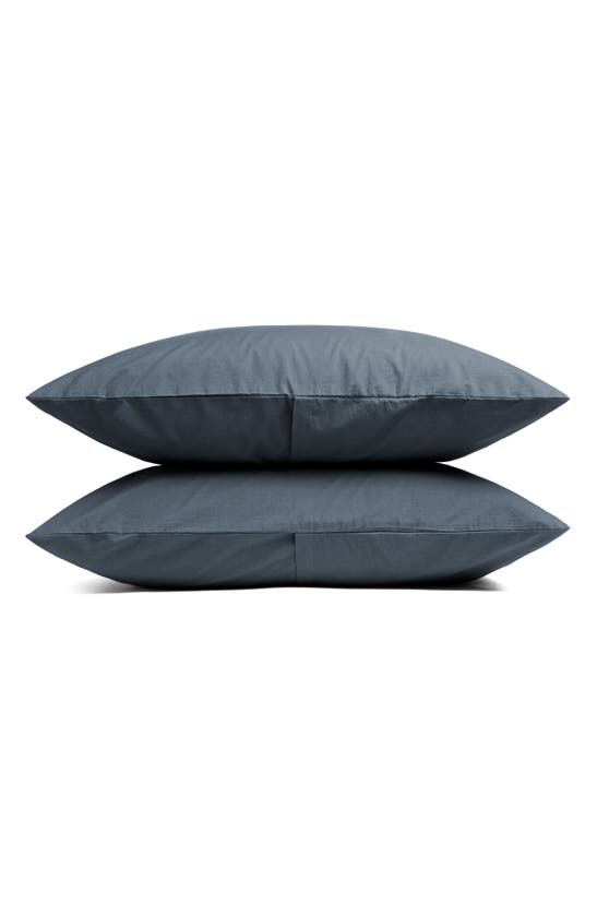 Parachute Set Of 2 Brushed Cotton Pillowcases In Dusk