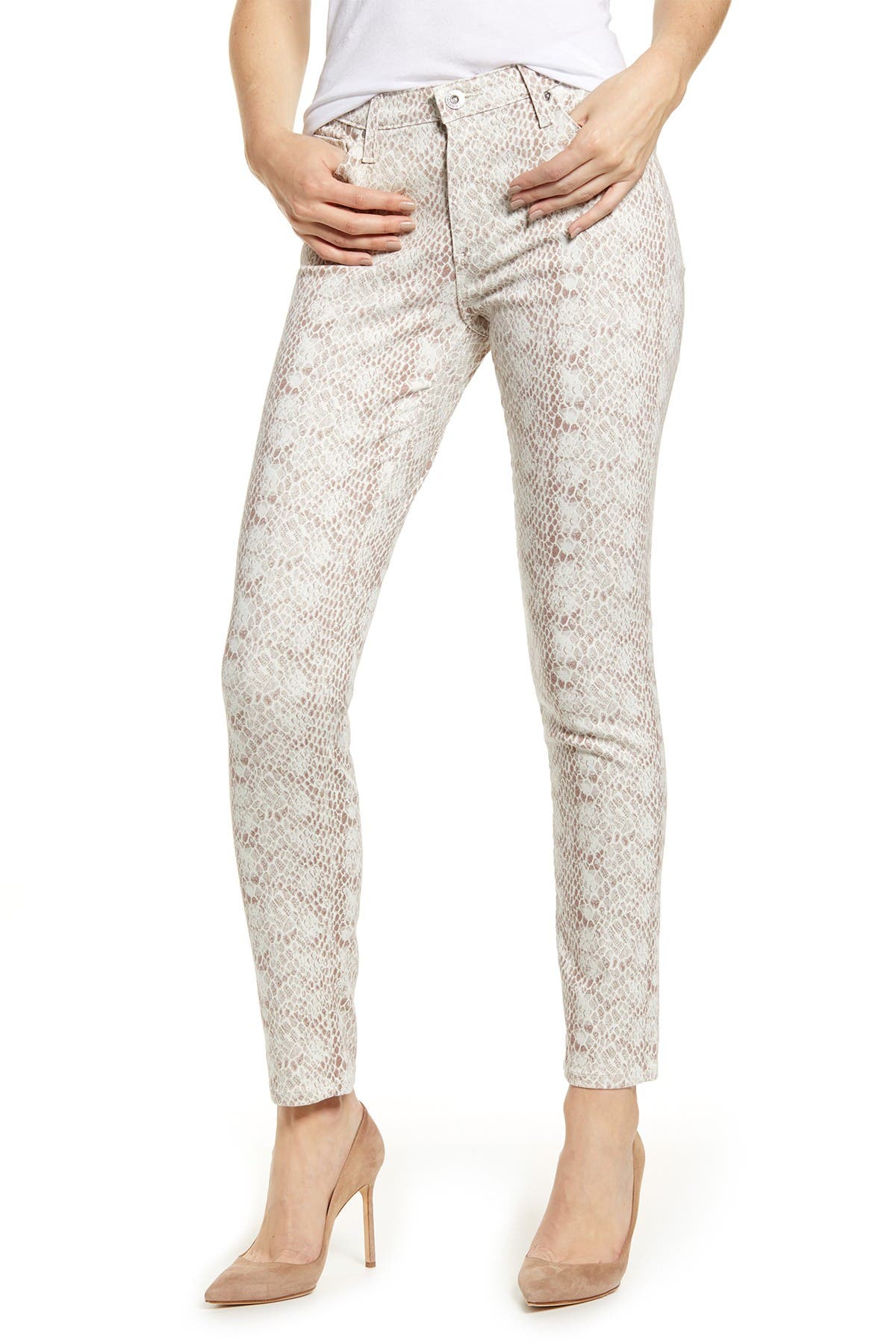 snakeskin jeans