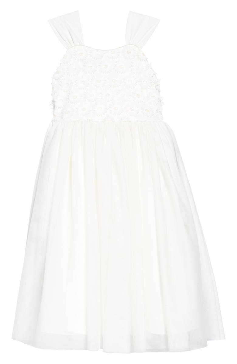Pastourelle by Pippa & Julie Embroidered Daisy Tulle Dress (Toddler ...