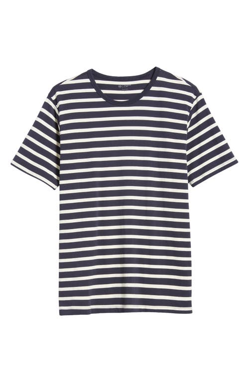 AG Bryce Stripe Crewneck T-Shirt Deep at Nordstrom,