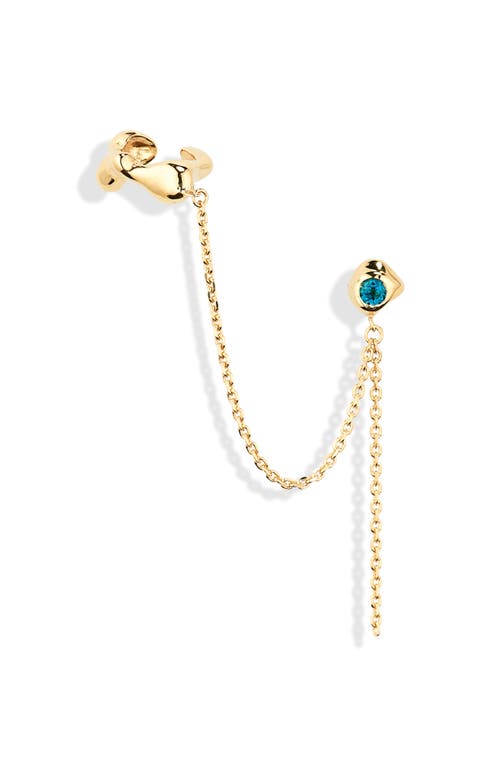 Zelda Chain Ear Cuff in Gold