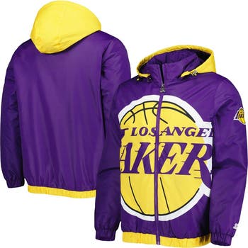 Lakers zip up best sale jacket