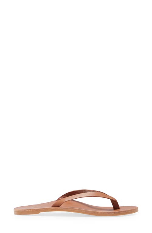 Beek Seabird Flip Flop In Tan/tan