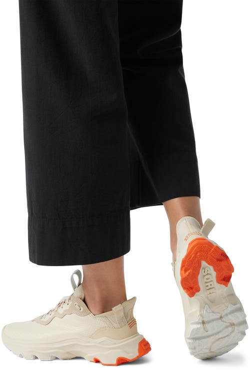 Sorel Breakthru City Lace Sneakers In Bleached Ceramic/optimized Orange In Bleached Ceramic/orange