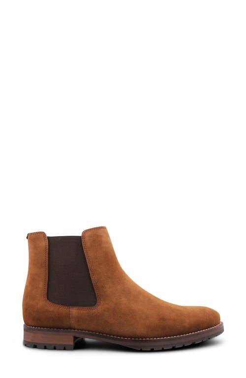 Blake Mckay Davidson Water Repellent Chelsea Boot In Tobacco Suede