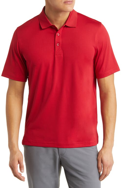 Performance Polo in Cardinal Red