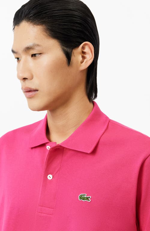 Lacoste Regular Fit Piqué Polo In Spinel