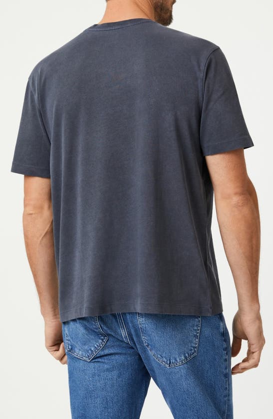 Shop Mavi Jeans Heavyweight Cotton T-shirt In Maritime Blue