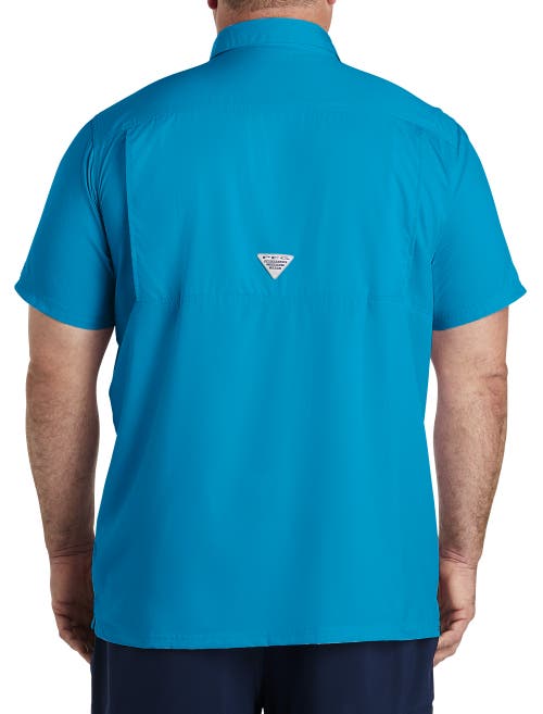 Shop Columbia Big & Tall Pfg Slack Tide Camp Shirt In Ocean Blue