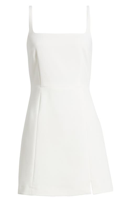 Whisper Strappy Minidress in Summer White