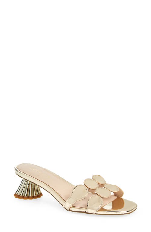 Cecelia New York Bunny Slide Sandal in Gold