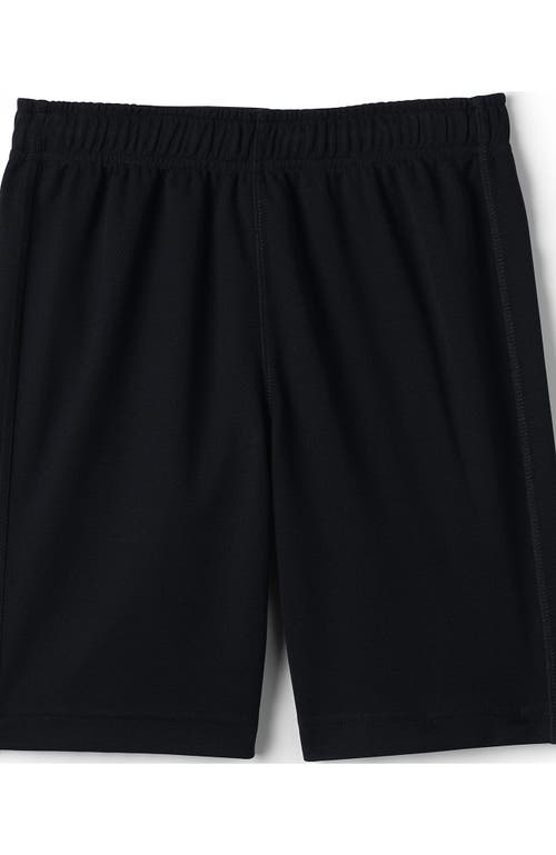 Shop Lands' End School Uniform Boys Mesh Gym Shorts In Black