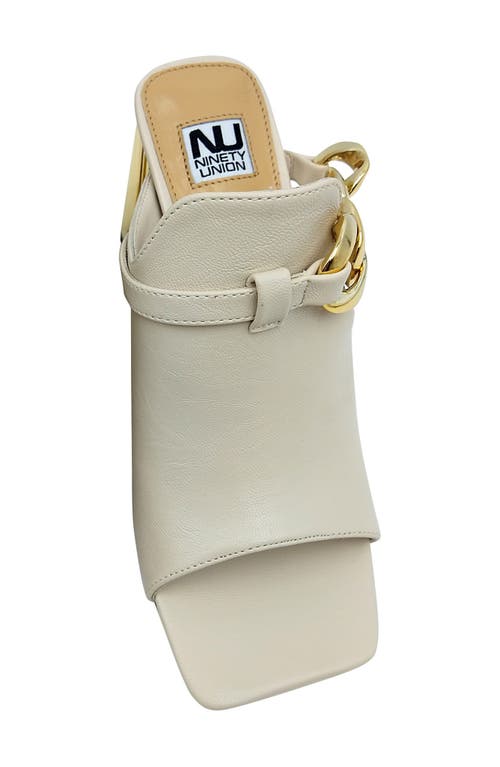 Ninety Union Ryder Open Toe Pump In Ivory