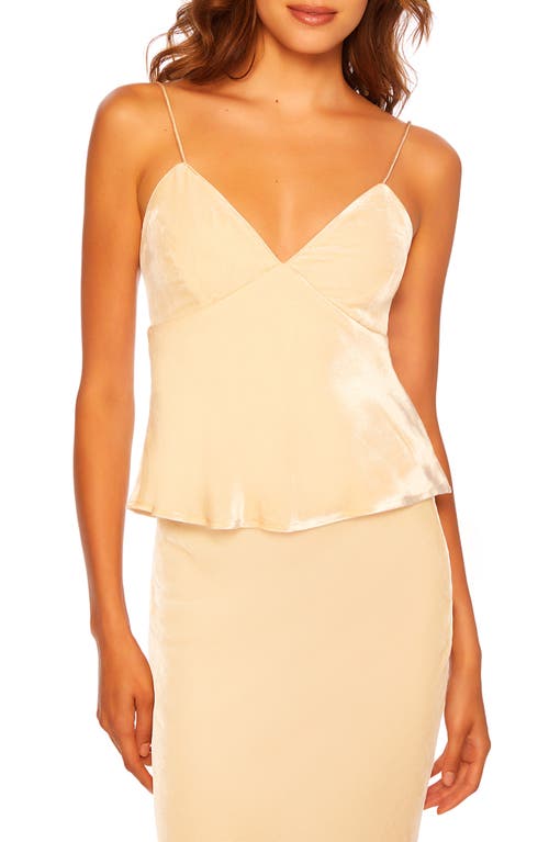 Susana Monaco Bias Velvet Camisole Belgian Creme at Nordstrom,