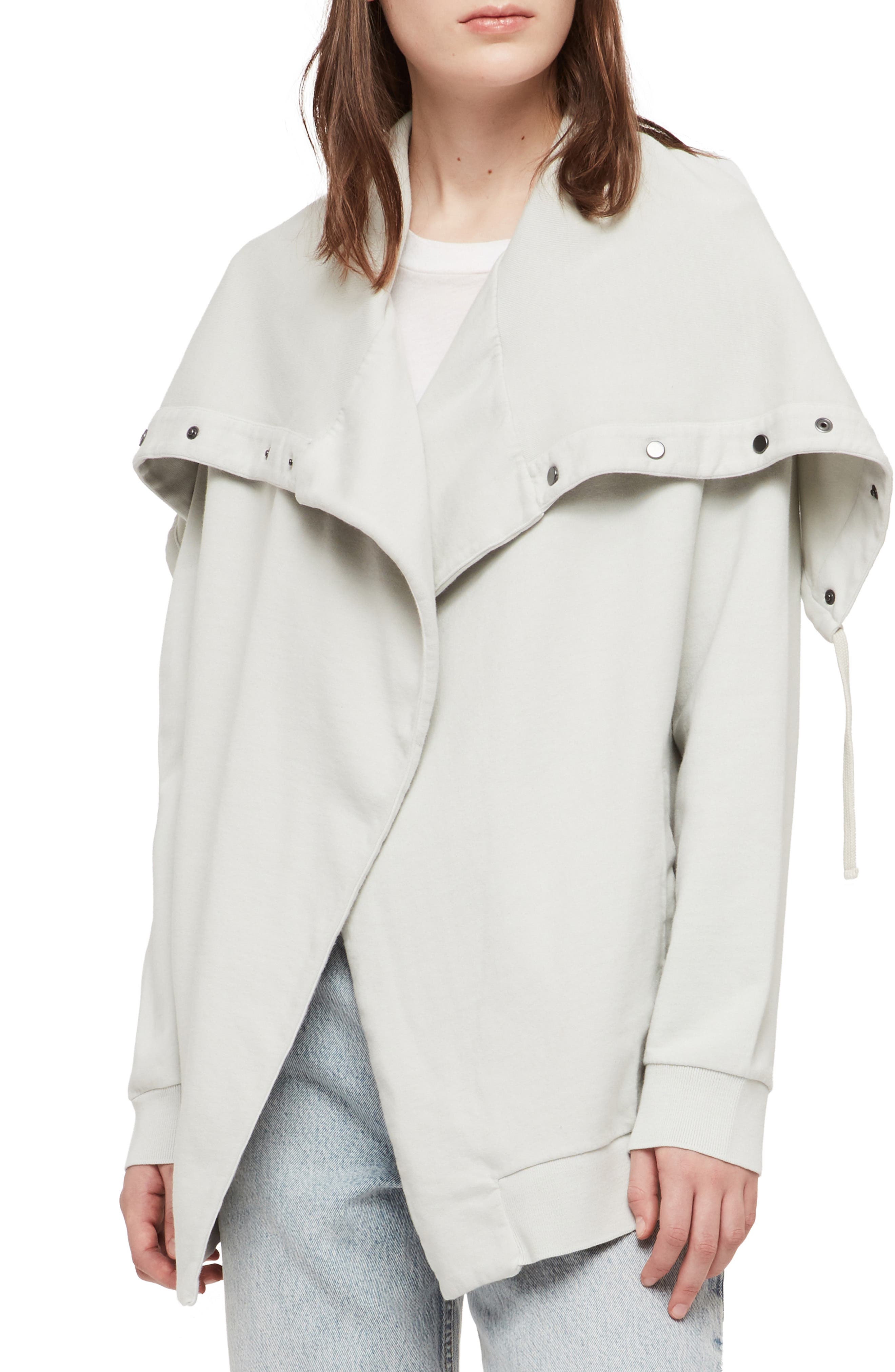 all saints brooke knit jacket