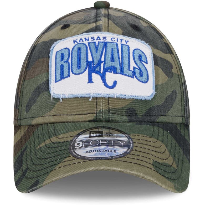 Shop New Era Camo Kansas City Royals Gameday 9forty Adjustable Hat