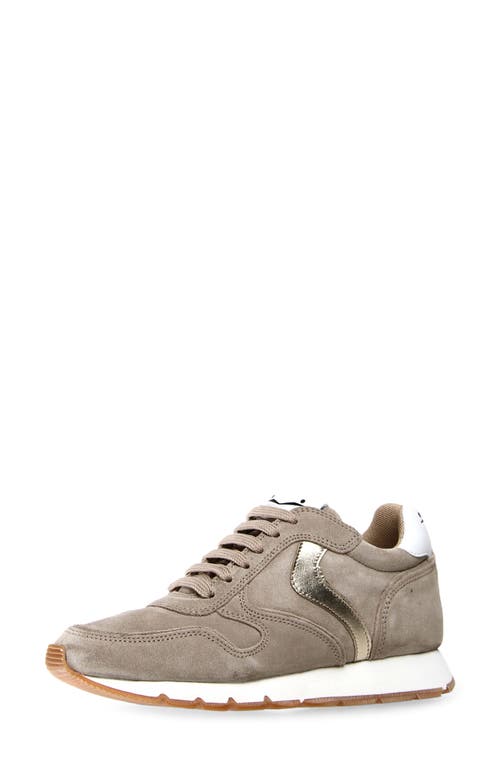 Shop Voile Blanche Julia Genuine Shearling Jogger Sneaker In Beige Platino