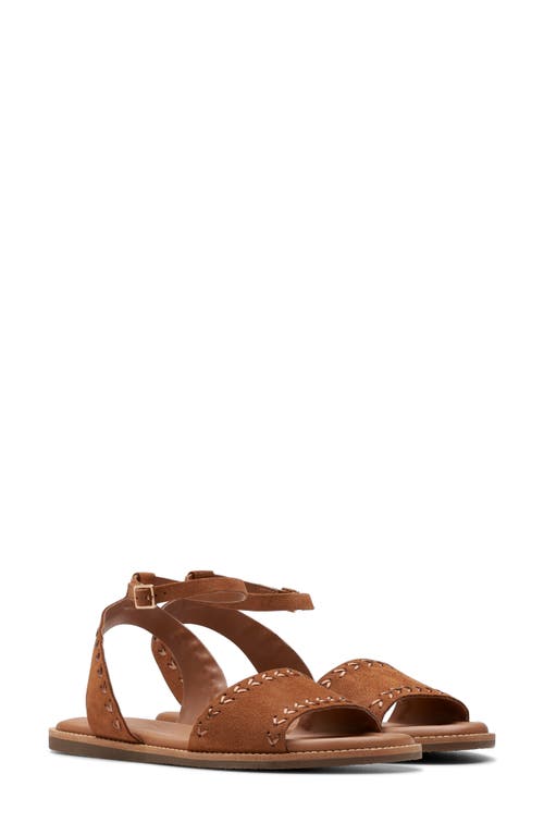 Clarks(r) Maritime May Sandal in Tan Suede