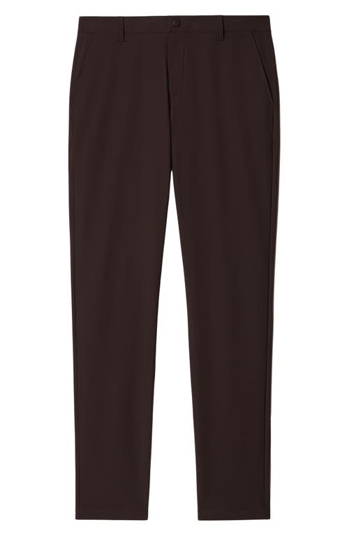 Shop Rhone Commuter Slim Fit Pants In Dark Espresso