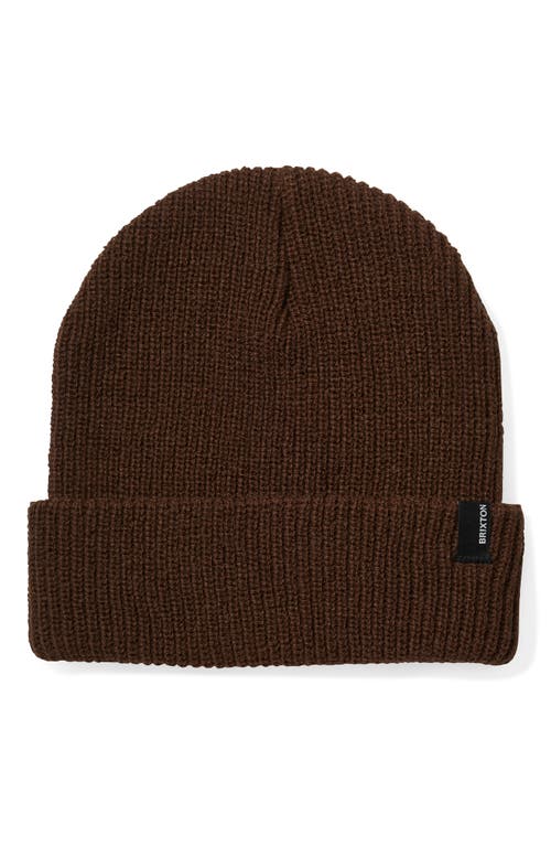 Brixton Heist Beanie In Brown