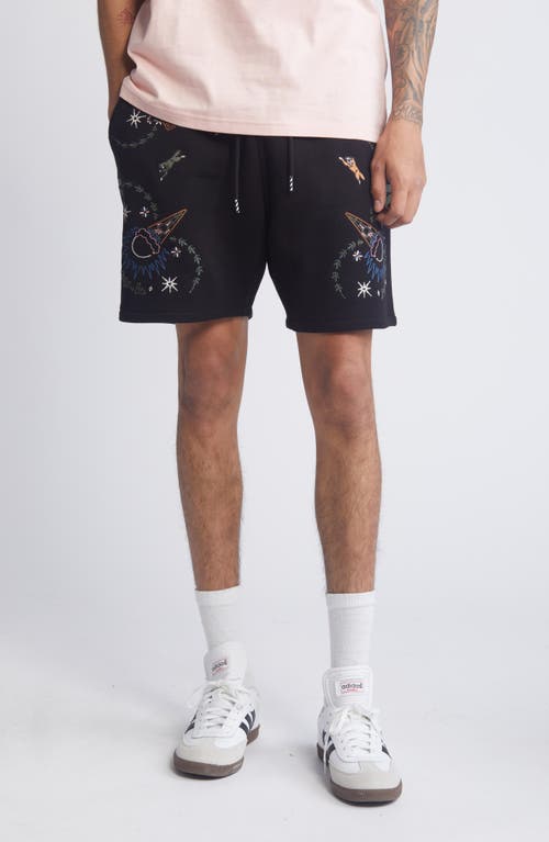 ICECREAM Starry Embroidered Cotton Shorts at Nordstrom,
