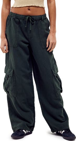 Luca Cotton & Linen Cargo Pants