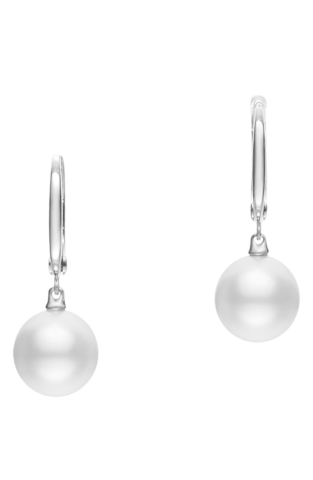 mikimoto pearl earrings nordstrom