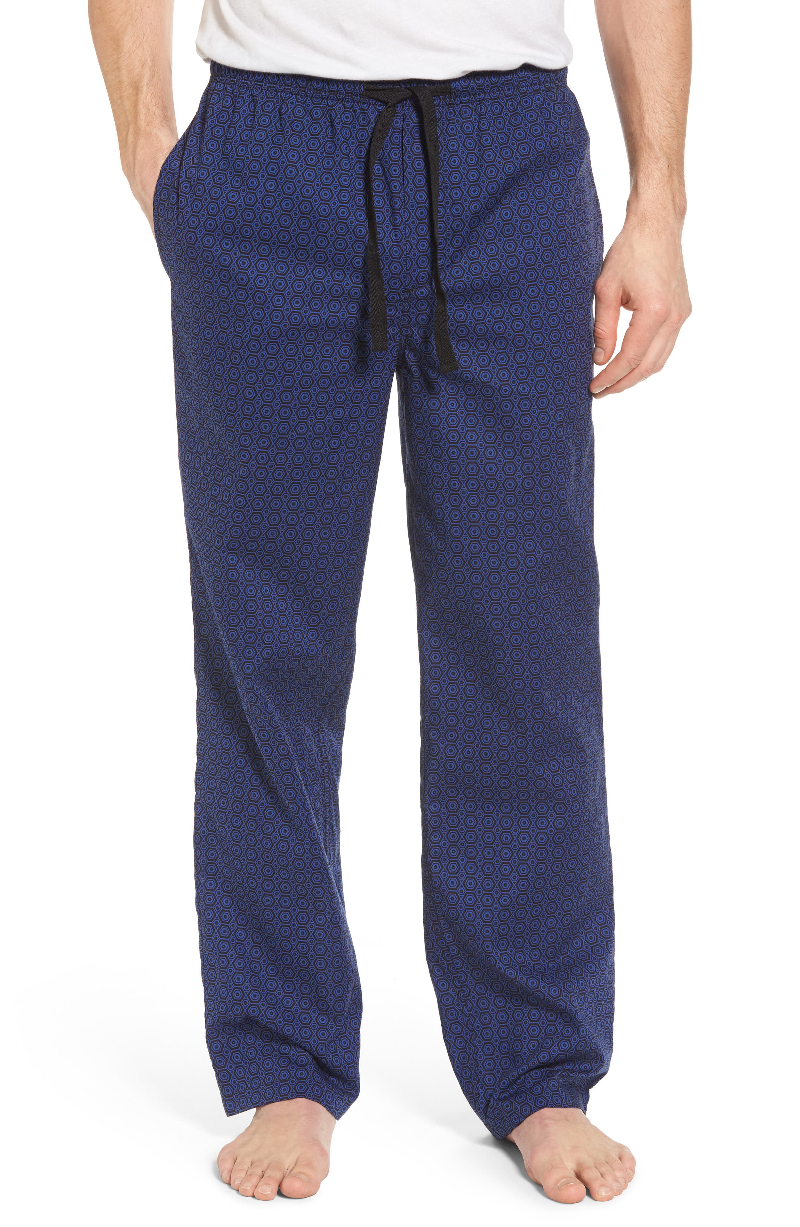 mens blue jean pajama pants