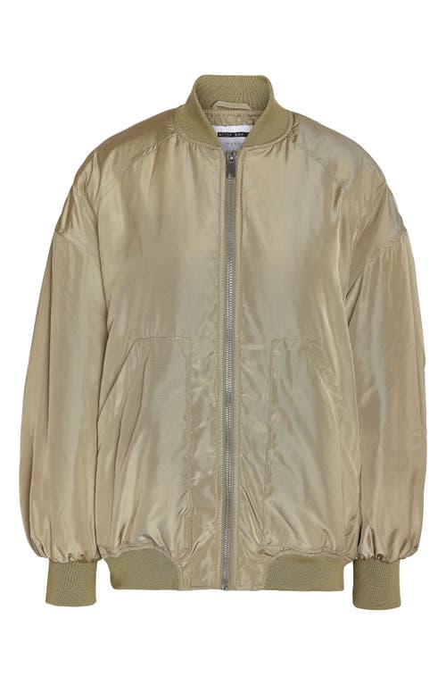 Shop Noisy May Delia Oversize Bomber Jacket In Tree House