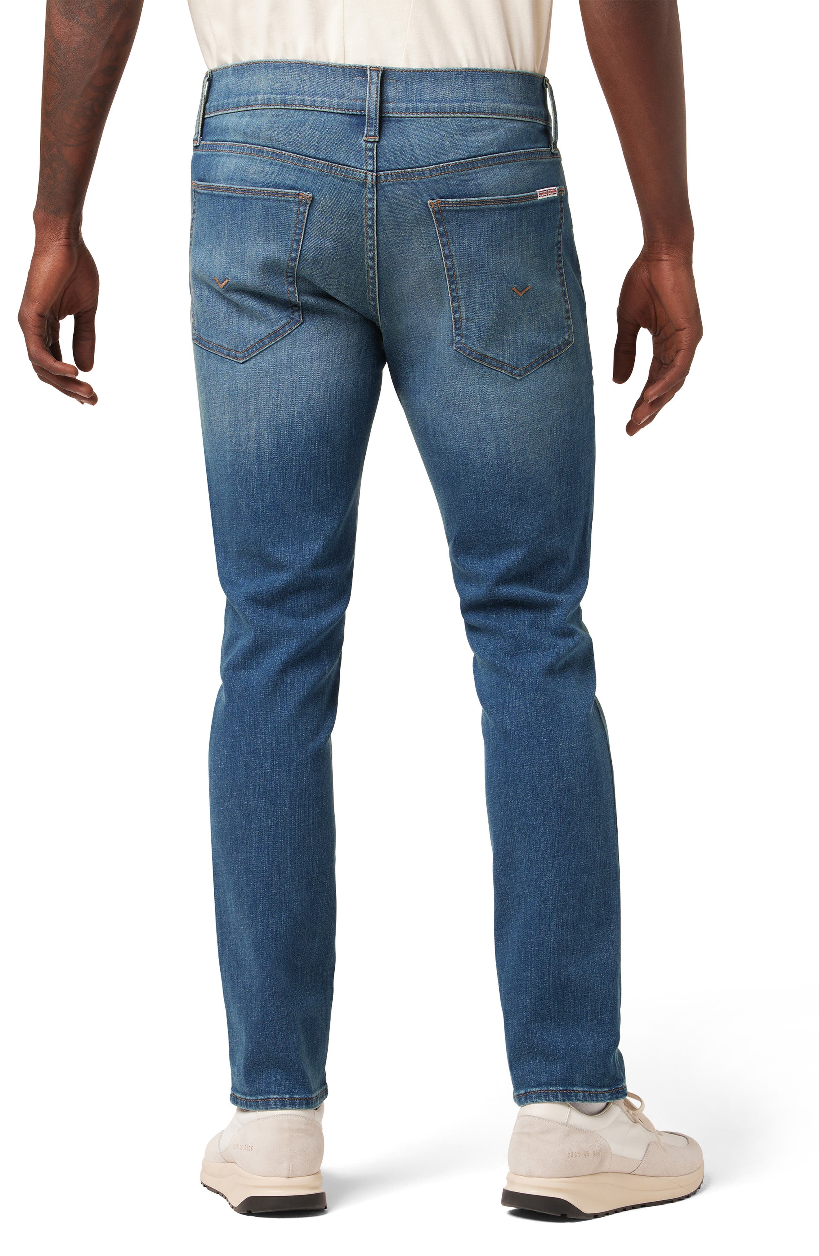 $198 NWT Hudson Blake Slim Straight Leg Jeans in Prof Dark Wash Size 36 x 34 