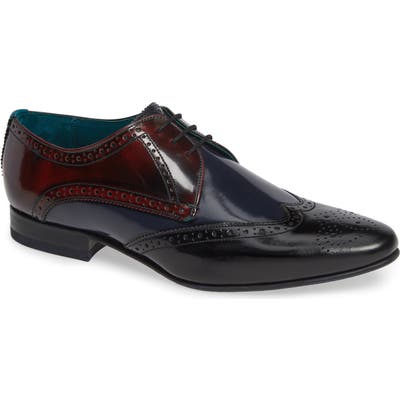 Ted Baker London Wingtip- Burgundy