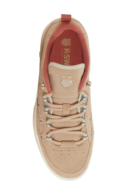 Shop K-swiss Slamm 99 Sde Tennis Sneaker In Irish Cream/snow White