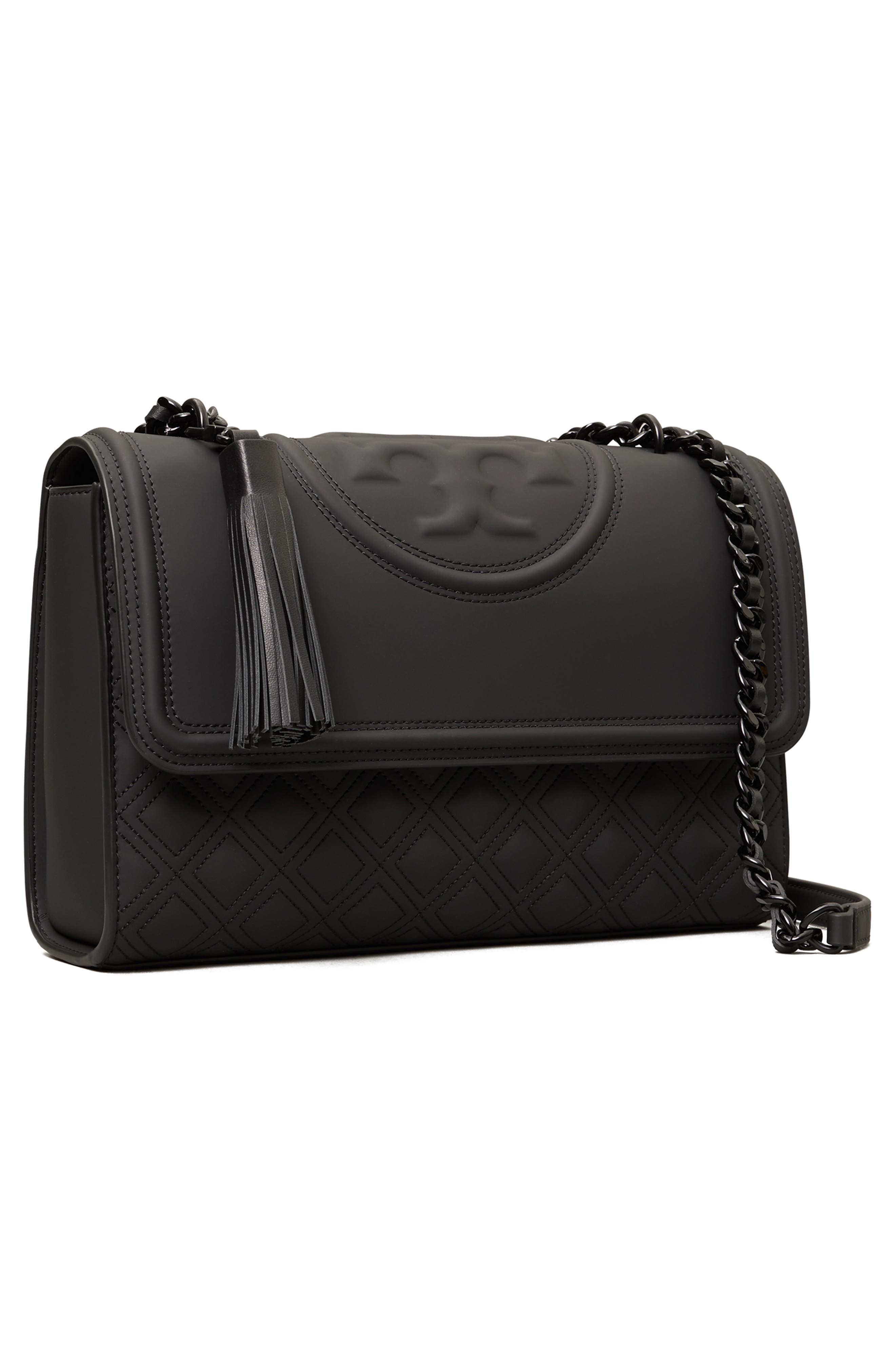 fleming matte convertible shoulder bag