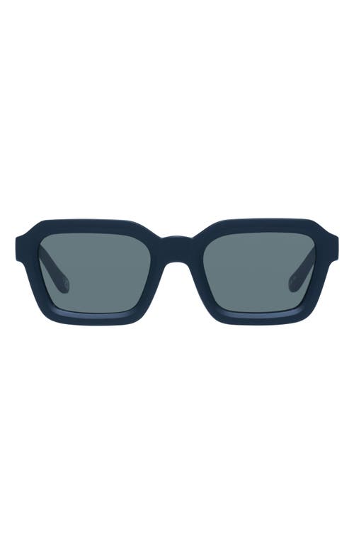 Shop Le Specs Impossible 51mm Square Sunglasses In Matte Black