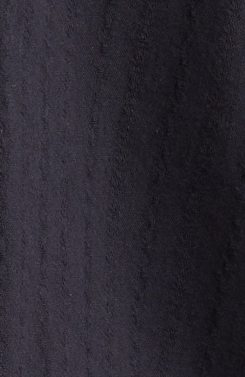 Elwood Boxy Short Sleeve Oxford Button-up Shirt In Coal