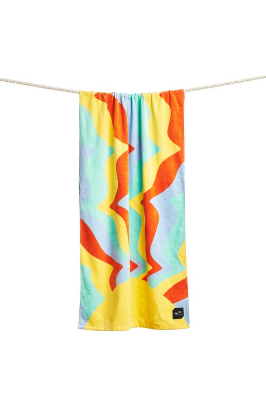 Shop Slowtide Shine On Beach Towel In Neon