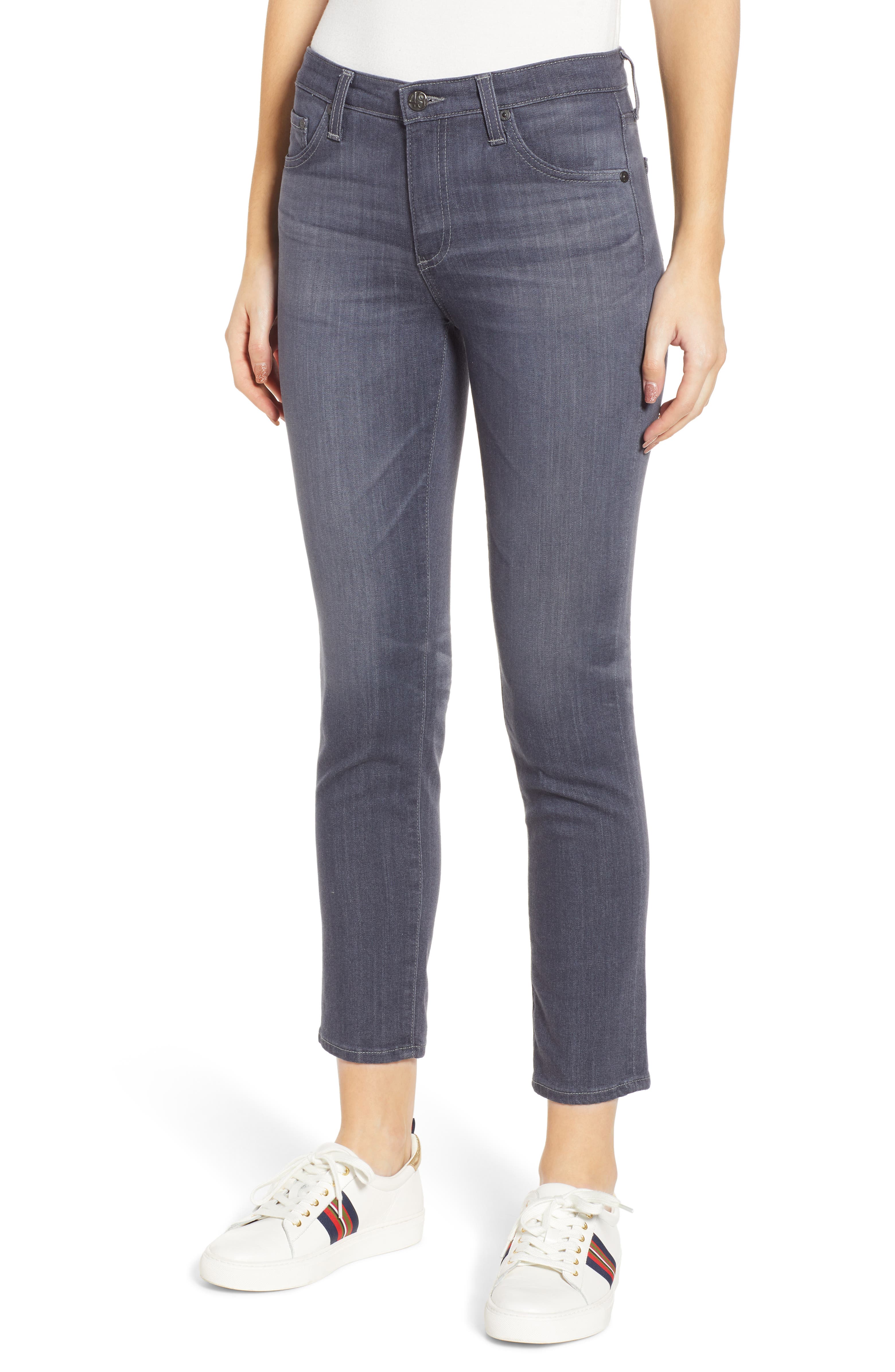AG The Prima Crop Cigarette Jeans (08 Year Smoky Dust) | Nordstrom