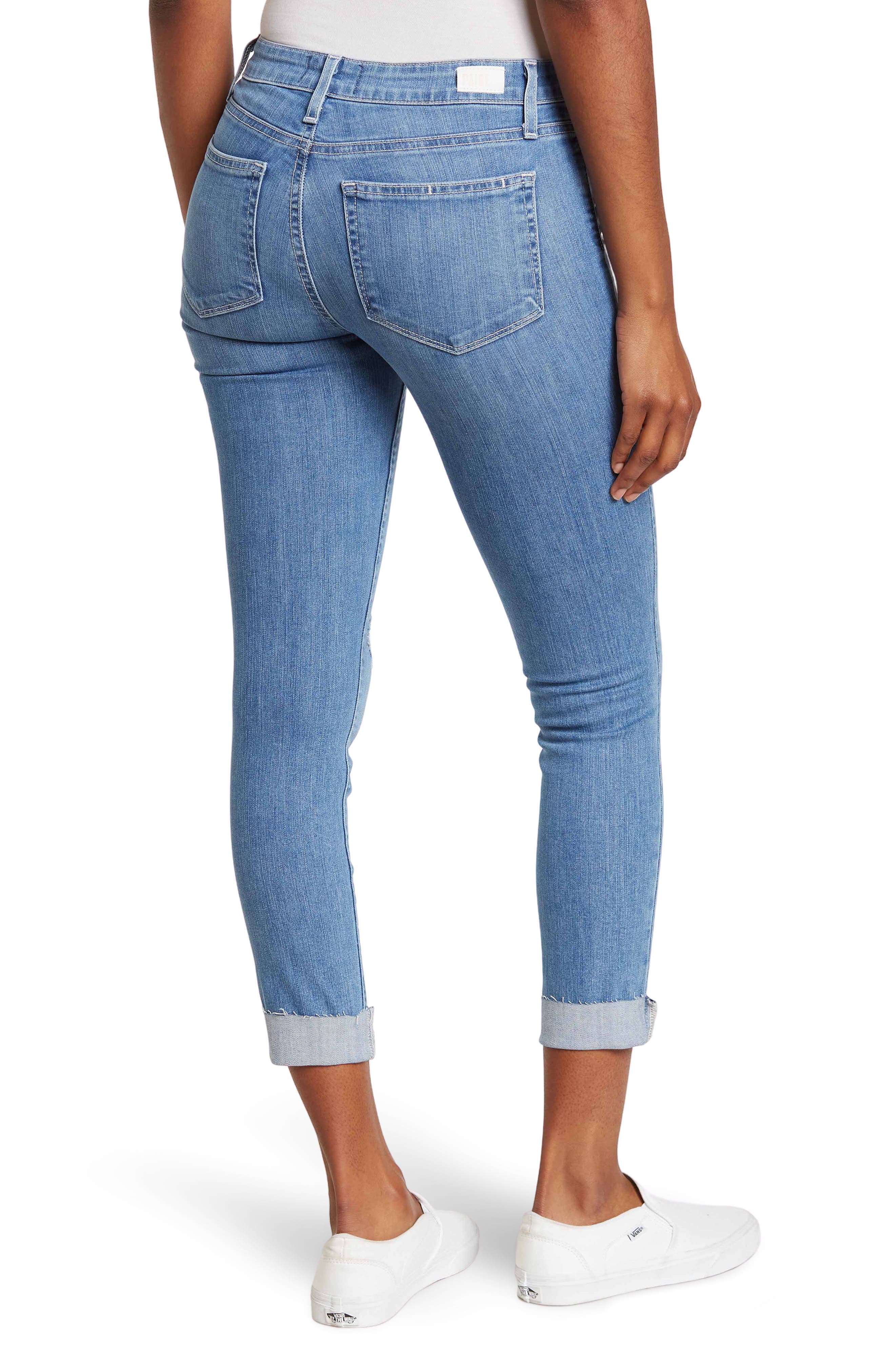 PAIGE Kylie Distressed Raw Cuffed Hem 
