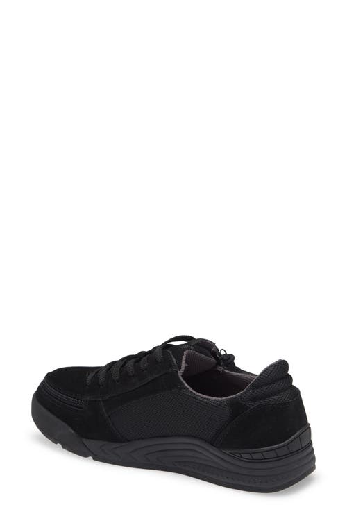 Shop Billy Footwear Comfort Classic Zip Around Low Top Sneaker In Black/charcoal