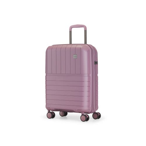 Shop Bugatti Bridgetown Hardside Carry-on Luggage With Tsa Lock In Orchid