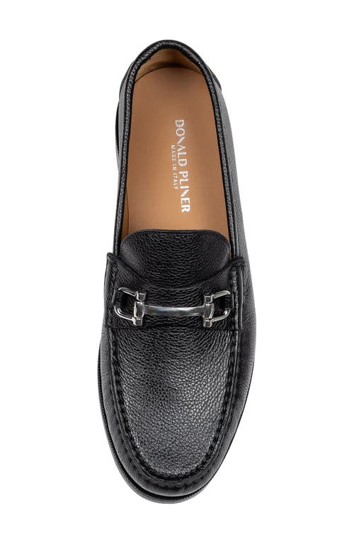 Shop Donald Pliner Evanston Bit Loafer In Black