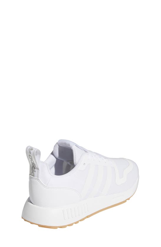 Shop Adidas Originals Kids' Multix Sneaker In White/ White/ Gum