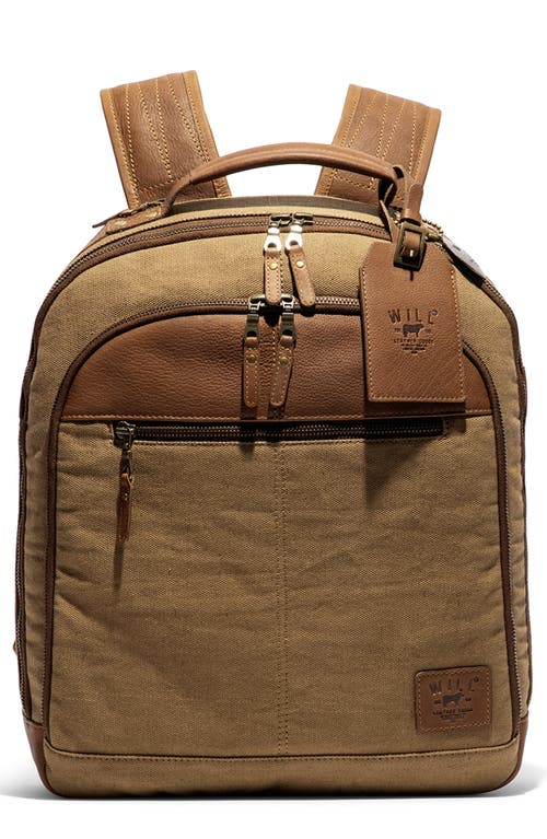 Will Leather Goods Commuter Backpack In Tobacco/cognac