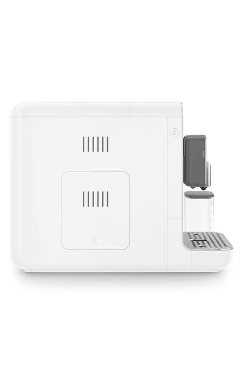 Smeg Automatic Coffee Machine With Auto Froth In Matte White