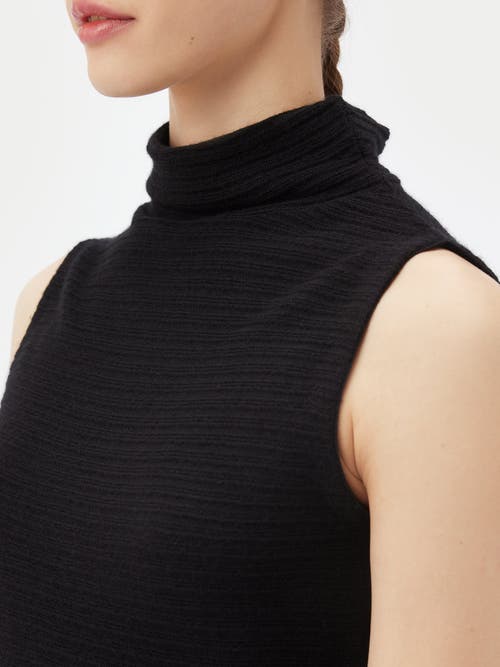 Gobi Mongolian Cashmere Lightweight Cashmere Silk Turtleneck In Black