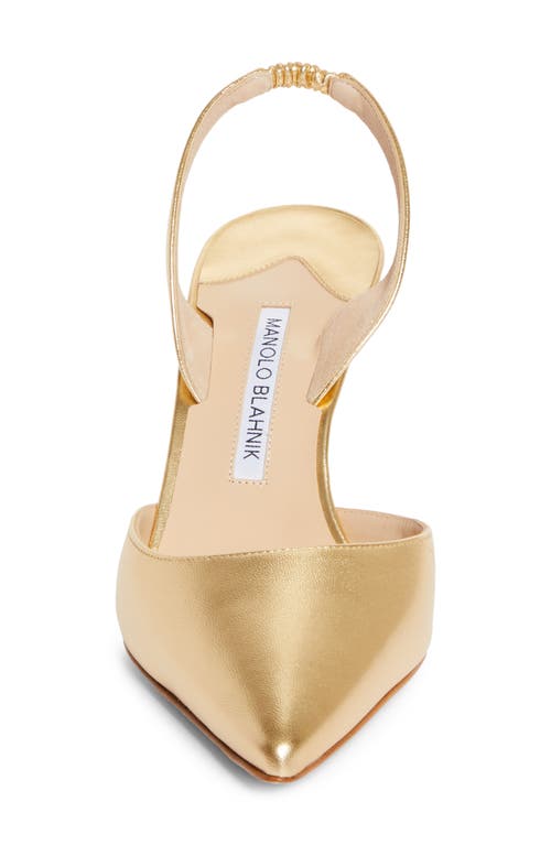 MANOLO BLAHNIK MANOLO BLAHNIK CAROLYNE POINTED TOE SLINGBACK PUMP