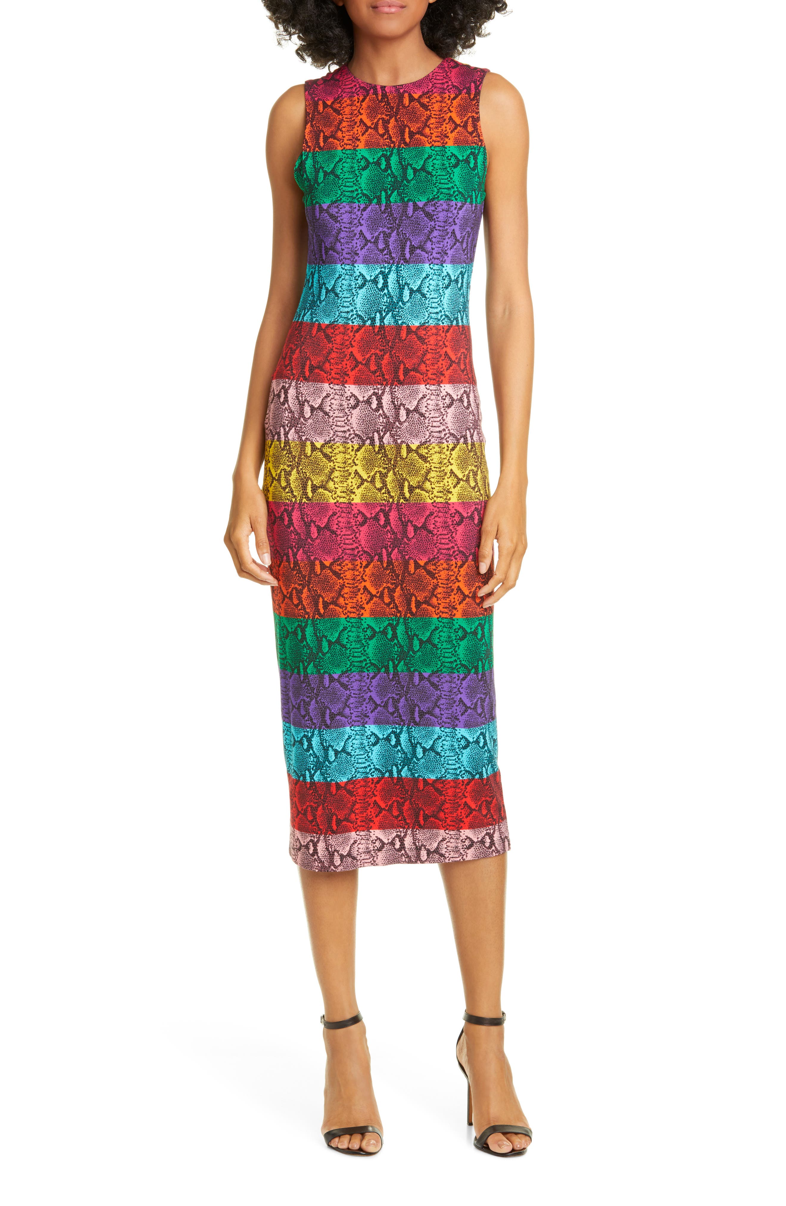 alice and olivia rainbow dress