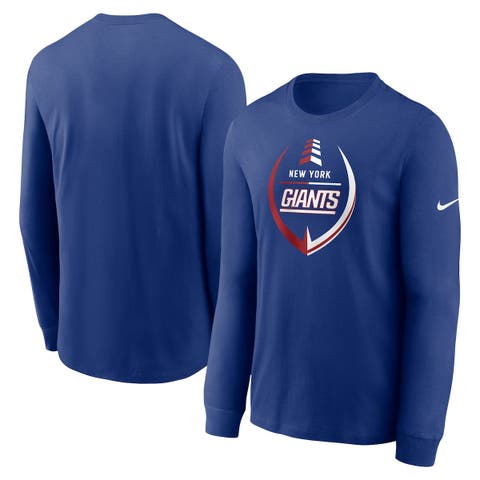 Men's Nike Royal Air Force Falcons Team Lockup 2-Hit Long Sleeve T-Shirt