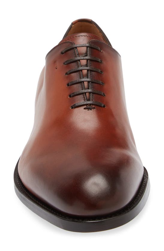 Shop Ferragamo Angiolo Oxford In Cognac New Biscotto